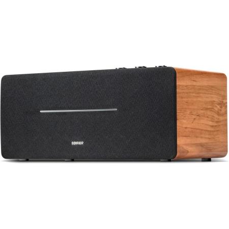 Колонки Bluetooth Edifier D12,  2.0,  дерево/ черный [d12 brown]