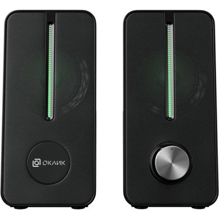 Колонки Oklick OK-120U,  2.0,  черный