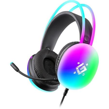 Гарнитура игровая Defender Ignis,  для компьютера, накладные,  проводные, черный [64441]