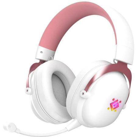 Гарнитура игровая Defender Sabotauge,  для компьютера/мобильных устройств, накладные,  Bluetooth/радио, белый [64485]