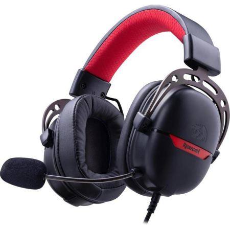 Гарнитура игровая Redragon Aurora,  для компьютера, накладные,  проводные, черный [72039]