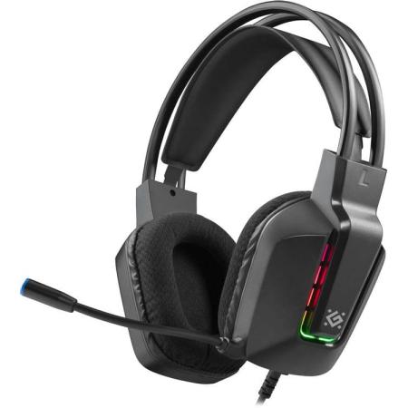 Гарнитура Defender Ghotic,  для компьютера, накладные,  проводные, черный [62340]