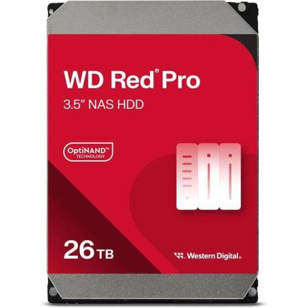Жесткий диск WD Red Pro WD260KFGX,  26ТБ,  HDD,  SATA III,  3.5"