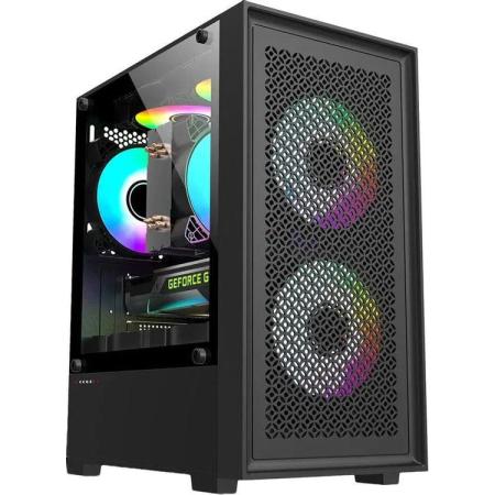 Корпус mATX Accord ACC-1902, Mini-Tower, без БП,  черный