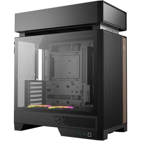 Корпус ATX DeepCool CL660, Midi-Tower, без БП,  черный и коричневый [r-cl660-bknna0-g-1]