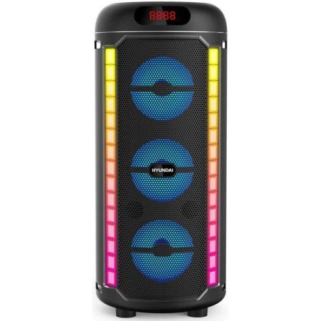 Музыкальный центр Hyundai H-MC1221, 15Вт, Bluetooth, FM, USB, SD/MMC, черный