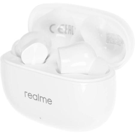 Наушники REALME Buds T200x, Bluetooth, внутриканальные, белый [6941764471900]
