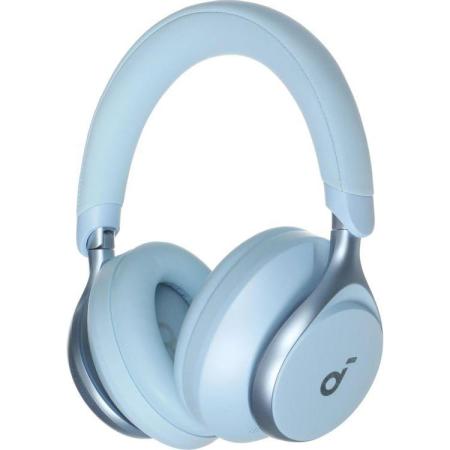 Наушники ANKER Soundcore Space One, Bluetooth/3.5 мм, накладные, голубой [a3035g31]