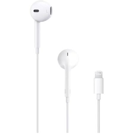 Наушники Apple EarPods A1748, Lightning, вкладыши, белый [mwty3zm/a]