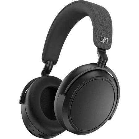 Наушники Sennheiser Momentum Wireless 4, Bluetooth, мониторные, черный [509266 m4aebt black]