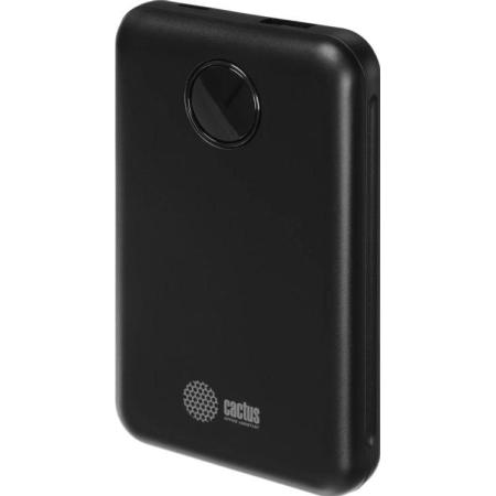 Внешний аккумулятор (Power Bank) Cactus CS-PBFSOA-10000,  10000мAч,  черный