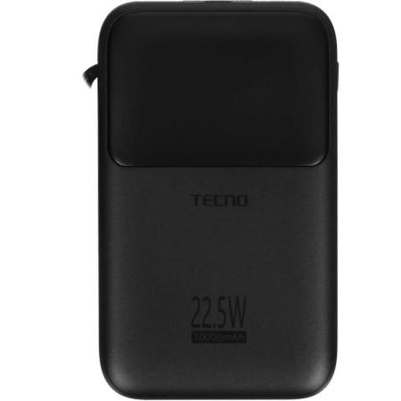 Внешний аккумулятор (Power Bank) TECNO Pocket S101Q,  10000мAч,  черный