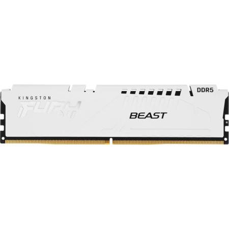 Оперативная память Kingston Fury Beast KF556C40BW-32 DDR5 -  1x 32ГБ 5600МГц, DIMM,  White,  Ret
