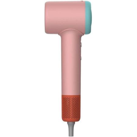 Фен DEERMA DEM-CF51W, 1400Вт, розовый и бирюзовый