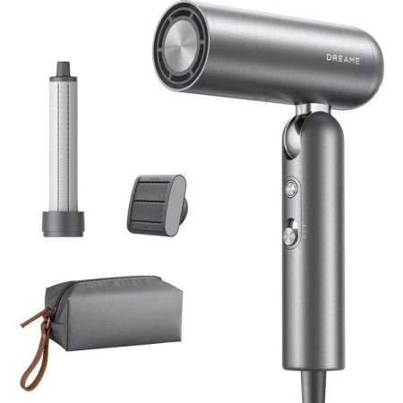 Фен DREAME Pocket High-speed, 1300Вт, серебристый