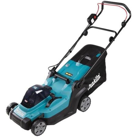 Газонокосилка аккумуляторная Makita LM004GM103,  43см, несамоходная,  4Ач, с 1 АКБ, с ЗУ