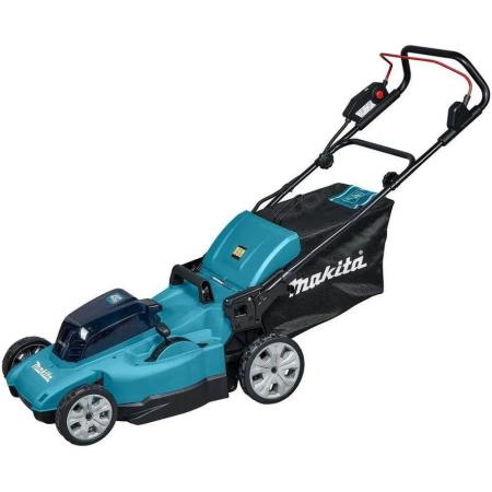 Газонокосилка аккумуляторная Makita DLM480CT2,  48см, несамоходная,  5Ач, с 2 АКБ, с ЗУ