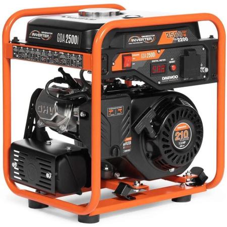 Бензиновый генератор Daewoo GDA 2500i, 220 В, 2.5кВт