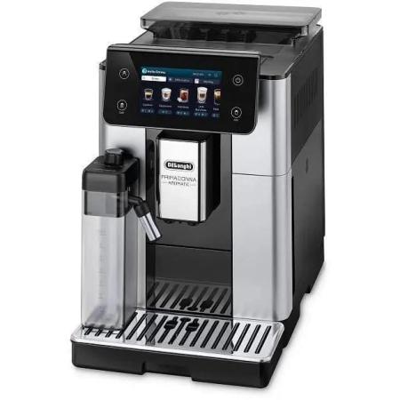 Кофемашина автоматическая DeLonghi Primadonna Aromatic ECAM630.75.TSM,  19Бар,  с автоматическим капучинатором,  серебристый/черный