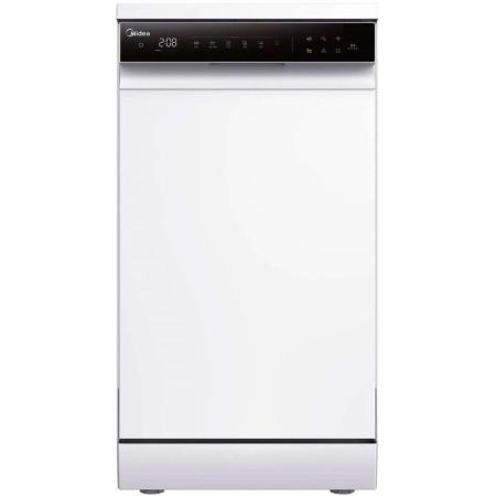 Посудомоечная машина Midea MFD45S510Wi,  узкая, напольная, 44.8см, загрузка 10 комплектов, белая