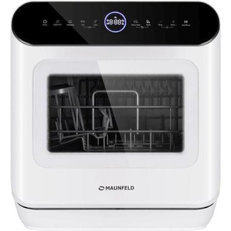 Посудомоечная машина MAUNFELD MWF07IM,  компактная, настольная, 42см, загрузка 3 комплектов, белая [ка-00013096]