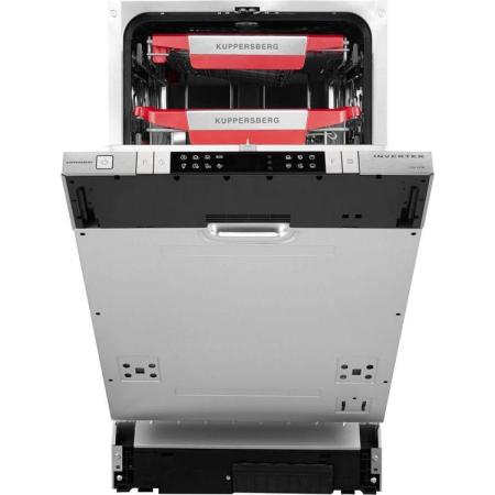 Встраиваемая посудомоечная машина KUPPERSBERG GIM 4578,  узкая, ширина 44.8см, полновстраиваемая, загрузка 10 комплектов