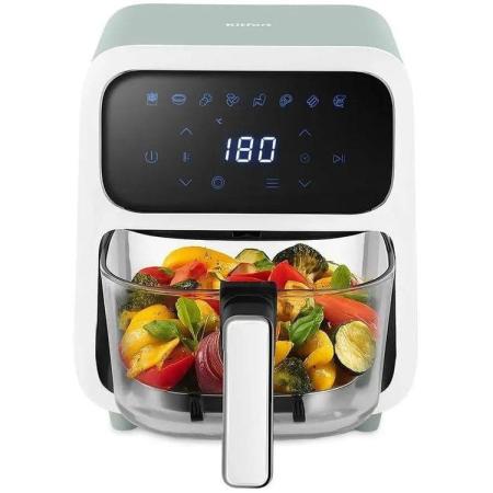 Аэрогриль KitFort КТ-8147,  серый/белый