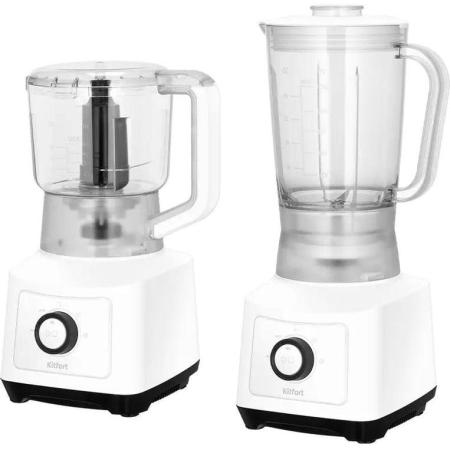Блендер KitFort КТ-3524,  стационарный,  белый/черный