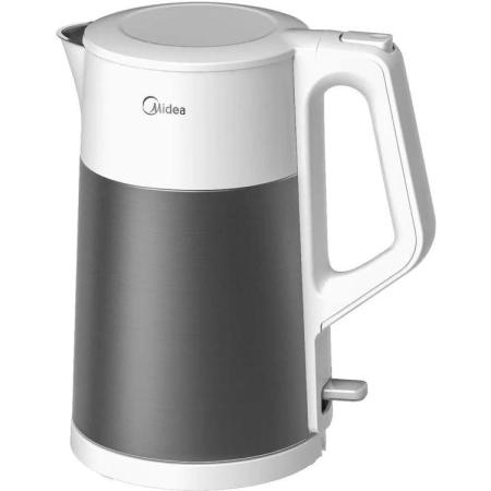 Чайник электрический Midea МК-8010, 1.7л, нержавеющая сталь/пластик