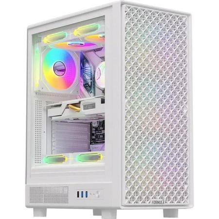 Корпус ATX Formula Mana Dynamic AR, Midi-Tower, без БП,  белый