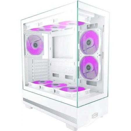 Корпус ATX PCCOOLER C3Q500, Midi-Tower, без БП,  белый [c3q500whd000-gl]