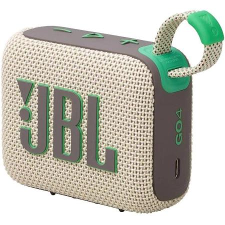 Колонка портативная JBL Go 4, 4.2Вт, бежевый [jblgo4sand]