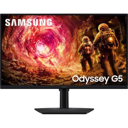 Монитор Samsung Odyssey G5 LS27FG502EIXCI,  2560x1440,  IPS,  180Гц,  1хHDMI,  1хDP,  черный