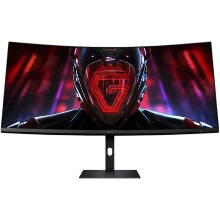 Монитор Xiaomi G34WQi 2026,  3440x1440,  VA,  180Гц,  2хHDMI,  2хDP,  изогнутый, черный [ela6650ru]