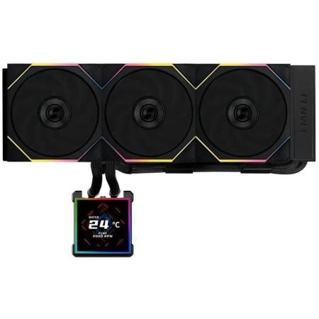 Система водяного охлаждения Lian Li HydroShift II LCD-S 360TL,  LCD, 4-pin,  ARGB,  120мм,  черный,  retail [g89.ghs2lcds36tb.r0]