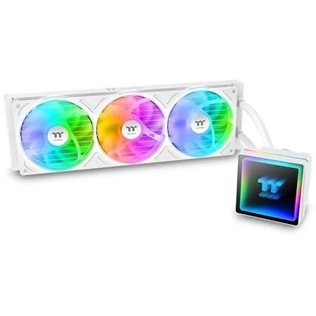 Система водяного охлаждения Thermaltake TH360 V3 Snow,  4-pin,  ARGB,  120мм,  белый,  retail [cl-w468-pl12sw-a]