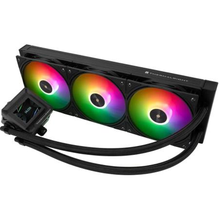 Система водяного охлаждения Thermalright Frozen Warframe SE 360,  LCD, 4-pin,  ARGB,  120мм,  черный,  retail [f-wframe-se-360-bl-argb]