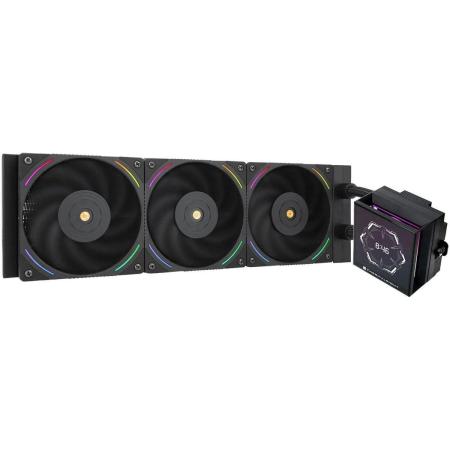 Система водяного охлаждения Thermalright Hyper Vision 360,  LCD, 4-pin,  ARGB,  120мм,  черный,  retail [h-vision-360-bl-argb]
