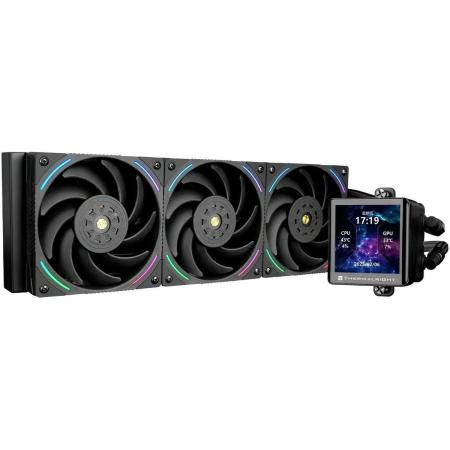 Система водяного охлаждения Thermalright Frozen Vision 360 V2,  LCD, 4-pin,  ARGB,  120мм,  черный,  retail [f-vision-360-bl-argb-v2]