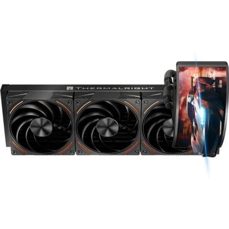 Система водяного охлаждения Thermalright Rainbow Vision 360 Turbo,  LCD, 4-pin,  ARGB,  120мм,  черный,  retail [r-vision-turbo-360-bl-argb]