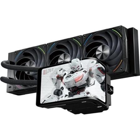 Система водяного охлаждения Thermalright Wonder Vision 360 Turbo,  LCD, 4-pin,  ARGB,  120мм,  черный,  retail [w-vision-turbo-360-bl-argb]