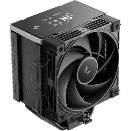 Устройство охлаждения (кулер) DeepCool AK700 Digital NYX,  LCD, 4-pin,  120мм,  черный,  retail [r-ak700-bknnmn-gjd-1]