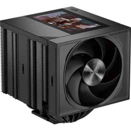 Устройство охлаждения (кулер) PCCOOLER RZ820 Display BK,  LCD, 4-pin,  нет подсветки,  140мм,  черный,  retail [rz820-bknwny-gl]