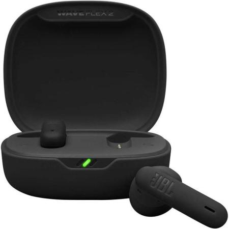 Наушники JBL Wave Flex 2, Bluetooth, вкладыши, черный [jblwflex2blk]