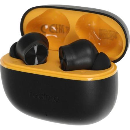 Наушники REALME Buds T200 Lite, Bluetooth, внутриканальные, черный [6941764454491]