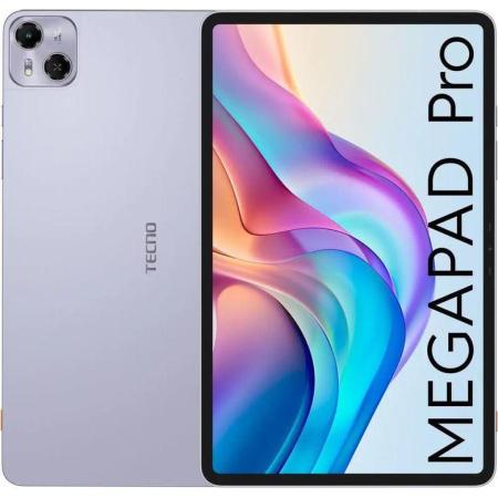 12" Планшет TECNO MegaPad Pro T1201 8/128 GB G100 4G, 2000 x 1200, 90Гц, Android 15, фиолетовый [t1201 128+8 aurora purple]