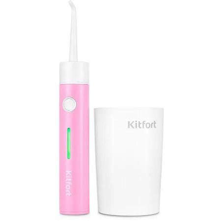 Ирригатор KitFort КТ-2957-1 цвет:розовый и белый