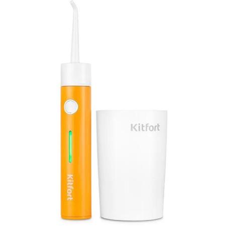 Ирригатор KitFort КТ-2957-4 цвет:оранжевый и белый