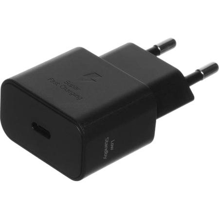Сетевое зарядное устройство Samsung EP-T2510,  USB-C, 25Вт, 3A, черный [ep-t2510nbegeu]