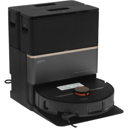 Робот-пылесос DEERMA DEM-X80 Ultra, 50Вт, черный графит/черный